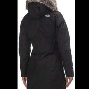 The North Face Black Parka with Fur Trim